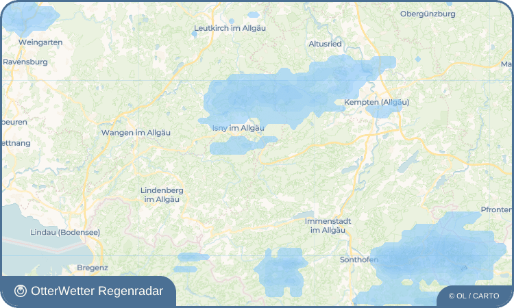 OtterWetter Regenradar-Widget Klausenmühle
