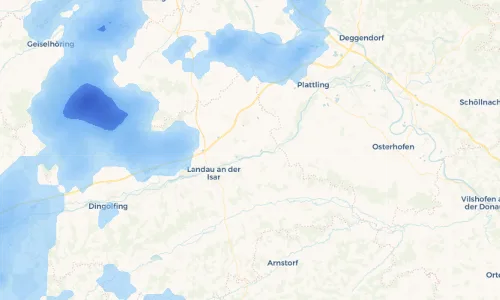 Regenradar Vorschaubild - Aktuelle Niederschläge in Kleegarten und Umgebung