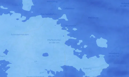 Regenradar Vorschaubild - Aktuelle Niederschläge in Kleinarreshausen und Umgebung