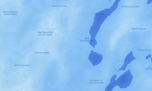 Regenradar Vorschaubild - Aktuelle Niederschläge in Kleinbardorf und Umgebung