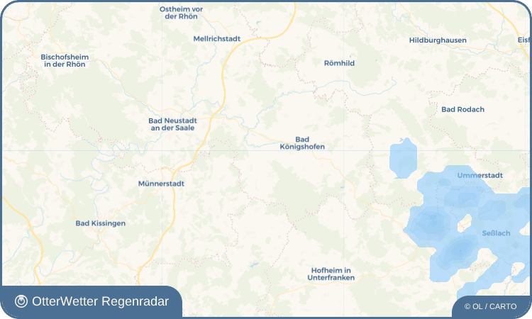 Widget-Vorschau für Kleinbardorf Wetter-Widget-Vorschau mit Vorhersagedaten für Kleinbardorf