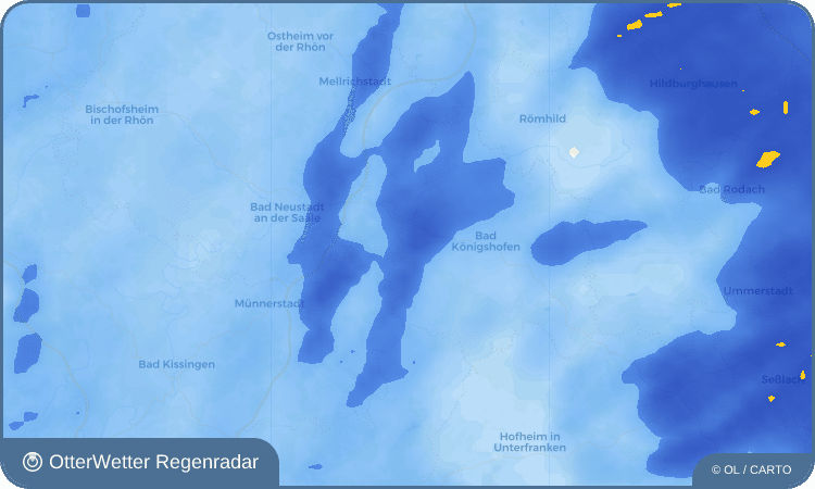 OtterWetter Regenradar-Widget Kleineibstadt