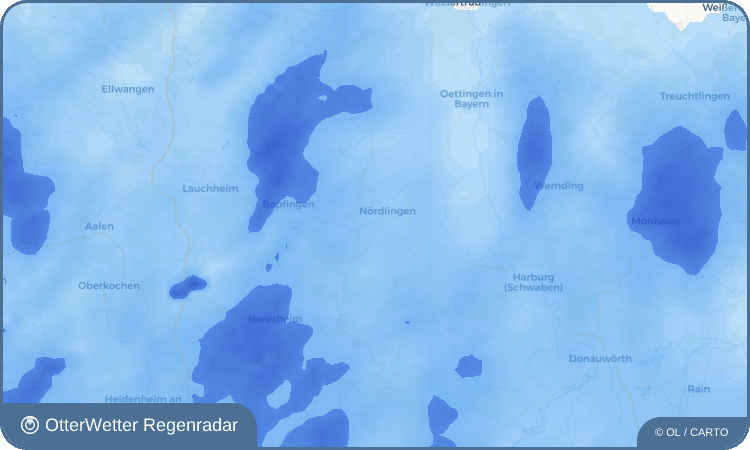 OtterWetter Regenradar-Widget Kleinerdlingen