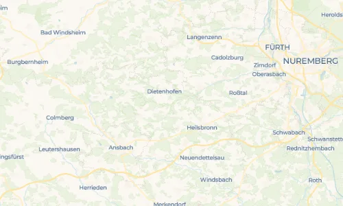 Regenradar Kleinhaslach: aktuelle Niederschläge in Kleinhaslach und Umgebung, Stand 26. Oktober 2026 um 12:55 Uhr