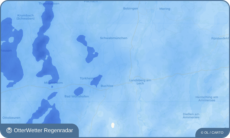 OtterWetter Regenradar-Widget Kleinkitzighofen