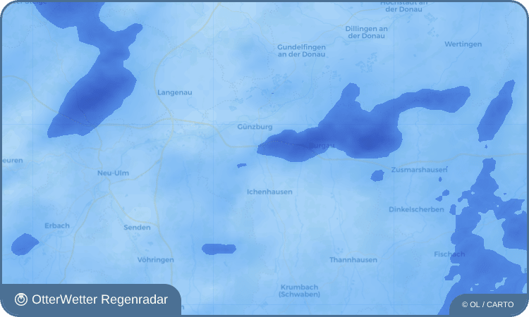 Widget-Vorschau für Kleinkötz Wetter-Widget-Vorschau mit Vorhersagedaten für Kleinkötz