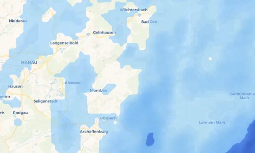 Regenradar Vorschaubild - Aktuelle Niederschläge in Kleinlaudenbach und Umgebung