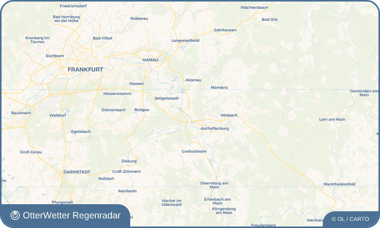 OtterWetter Regenradar-Widget Kleinostheim