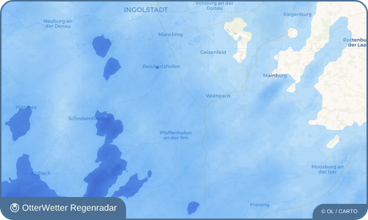 OtterWetter Regenradar-Widget Kleinreichertshofen