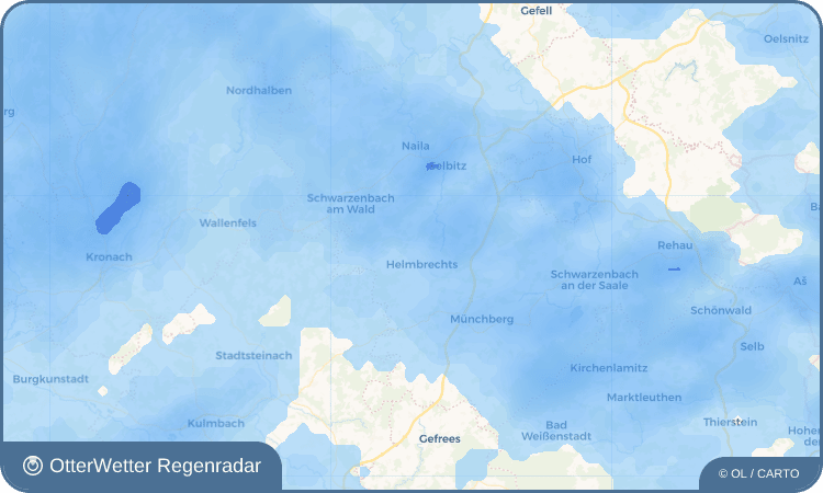 OtterWetter Regenradar-Widget Kleinschwarzenbach
