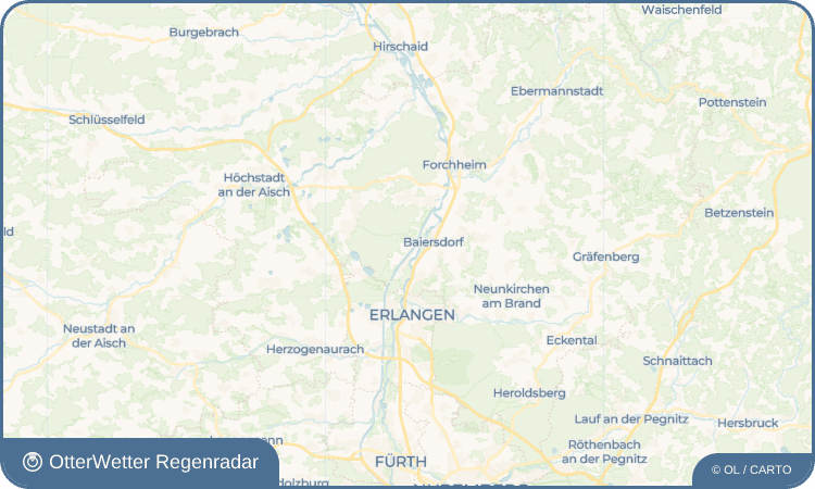 OtterWetter Regenradar-Widget Kleinseebach