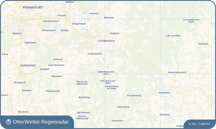OtterWetter Regenradar-Widget Kleinwallstadt
