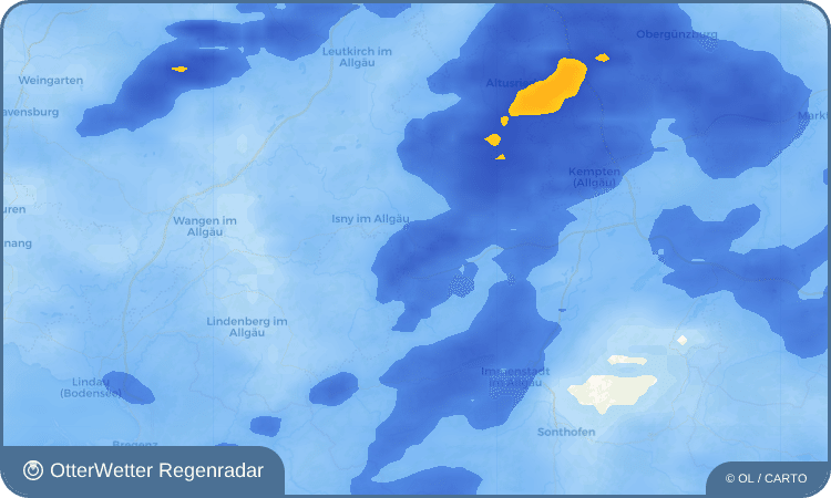 OtterWetter Regenradar-Widget Kleinweiler