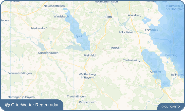 OtterWetter Regenradar-Widget Kleinweingarten