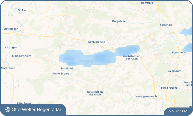OtterWetter Regenradar-Widget Kleinweisach