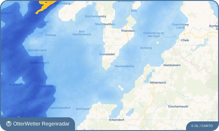 OtterWetter Regenradar-Widget Kleinwendern