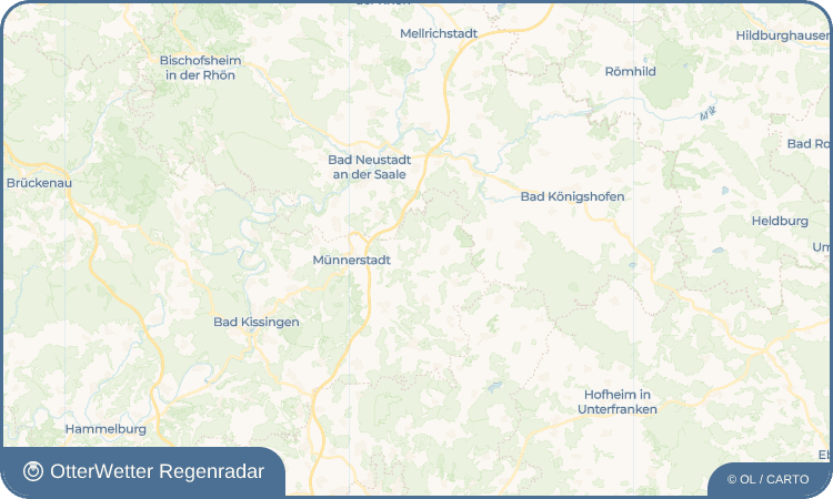 OtterWetter Regenradar-Widget Kleinwenkheim