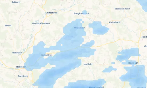 Regenradar Vorschaubild - Aktuelle Niederschläge in Kleinziegenfeld und Umgebung