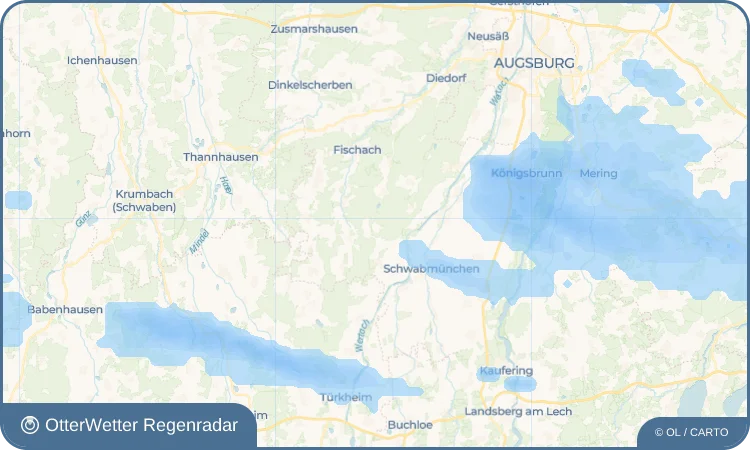 Wetter-Widget-Vorschau mit Vorhersagedaten für Klimmach
