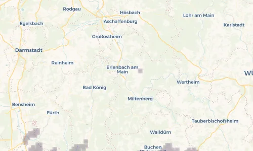 Regenradar Vorschaubild - Aktuelle Niederschläge in Klingenberg am Main und Umgebung
