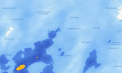 Regenradar Vorschaubild - Aktuelle Niederschläge in Kloster Sulz und Umgebung
