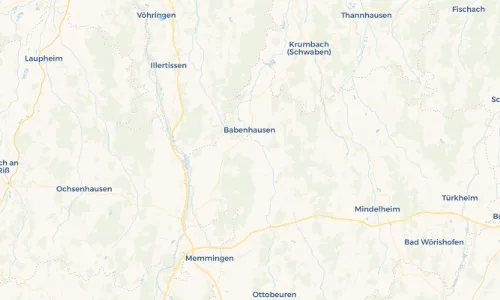 Regenradar Vorschaubild - Aktuelle Niederschläge in Klosterbeuren und Umgebung