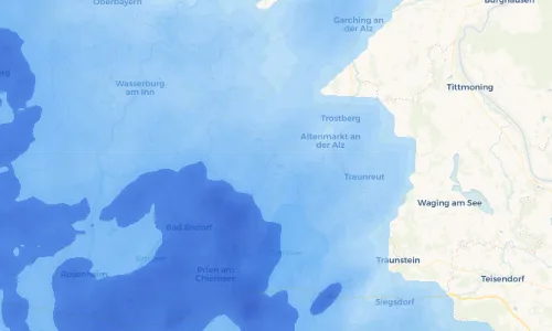 Regenradar Vorschaubild - Aktuelle Niederschläge in Klosterseeon und Umgebung