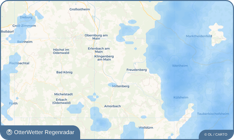 OtterWetter Regenradar-Widget Klotzenhof