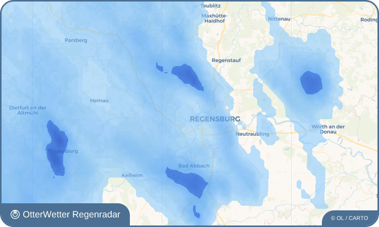 OtterWetter Regenradar-Widget Kneiting