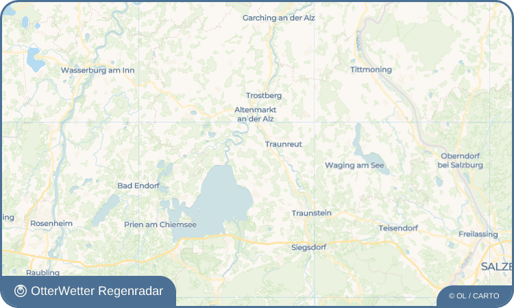 OtterWetter Regenradar-Widget Knesing