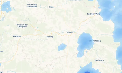 Regenradar Vorschaubild - Aktuelle Niederschläge in Knötzing und Umgebung