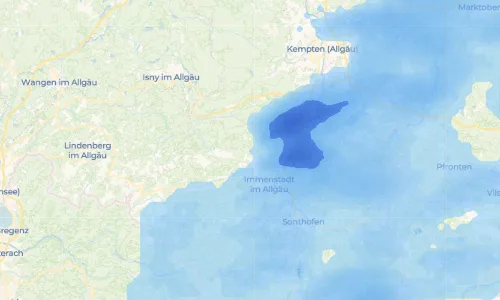 Regenradar Vorschaubild - Aktuelle Niederschläge in Knottenried und Umgebung
