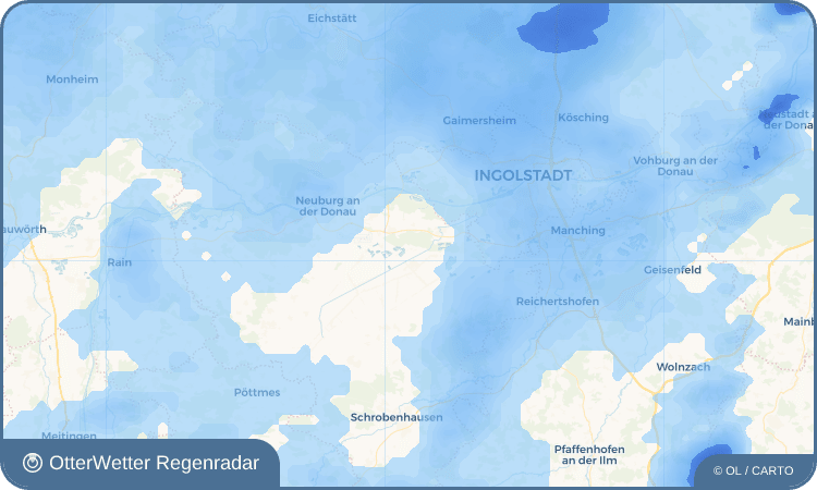 Wetter-Widget-Vorschau mit Vorhersagedaten für Kochheim