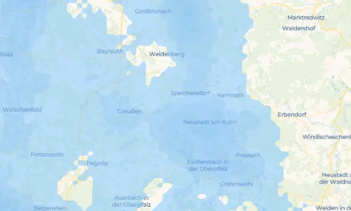 Regenradar Vorschaubild - Aktuelle Niederschläge in Kodlitz und Umgebung