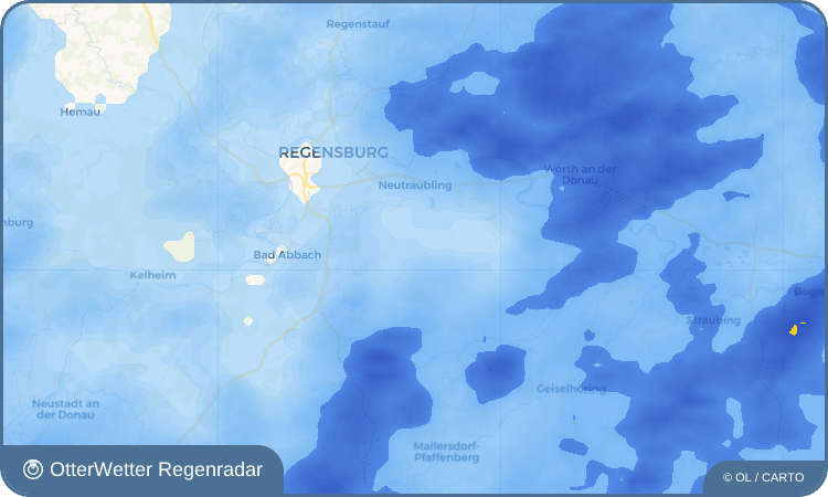 OtterWetter Regenradar-Widget Köfering