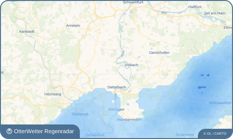 Widget-Vorschau für Köhler Wetter-Widget-Vorschau mit Vorhersagedaten für Köhler