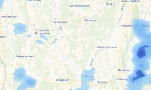 Regenradar Vorschaubild - Aktuelle Niederschläge in Könghausen und Umgebung