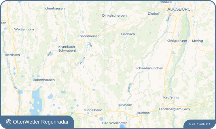 OtterWetter Regenradar-Widget Könghausen