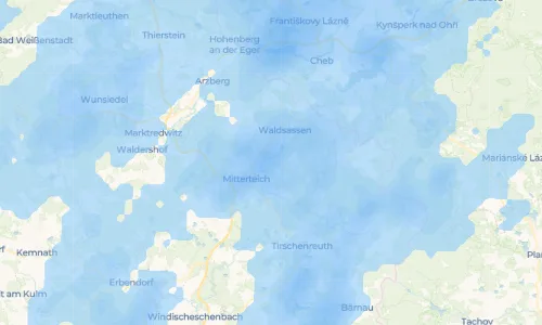 Regenradar Vorschaubild - Aktuelle Niederschläge in Königshütte und Umgebung