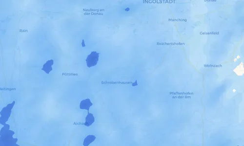 Regenradar Vorschaubild - Aktuelle Niederschläge in Königslachen und Umgebung