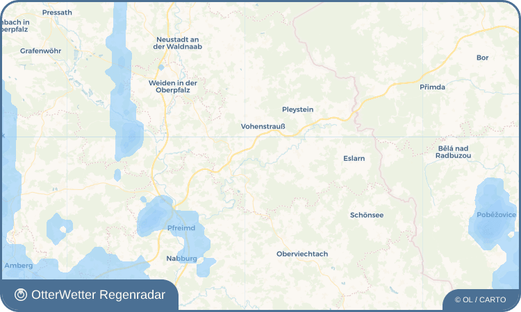 OtterWetter Regenradar-Widget Kößing