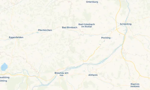 Regenradar Vorschaubild - Aktuelle Niederschläge in Kößlarn und Umgebung