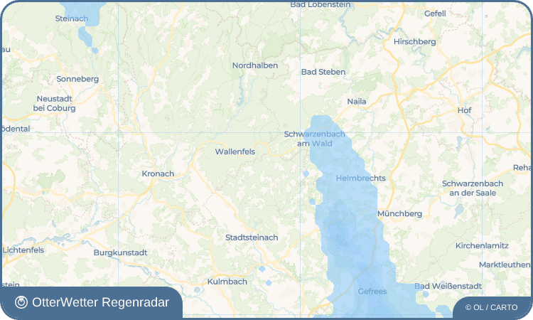 OtterWetter Regenradar-Widget Köstenberg