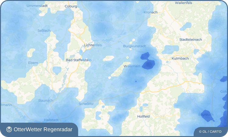 OtterWetter Regenradar-Widget Köttel