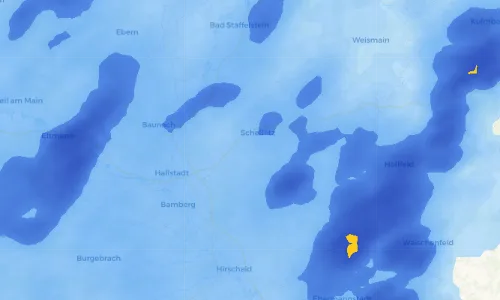 Regenradar Vorschaubild - Aktuelle Niederschläge in Köttensdorf und Umgebung
