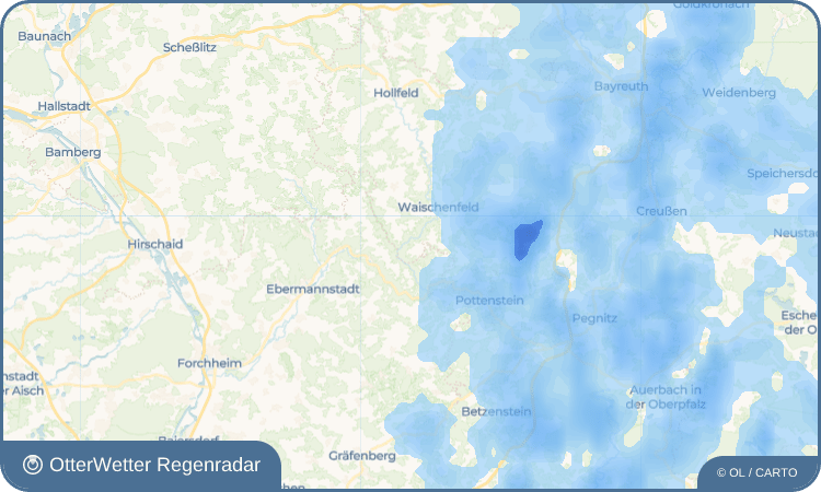 OtterWetter Regenradar-Widget Köttweinsdorf