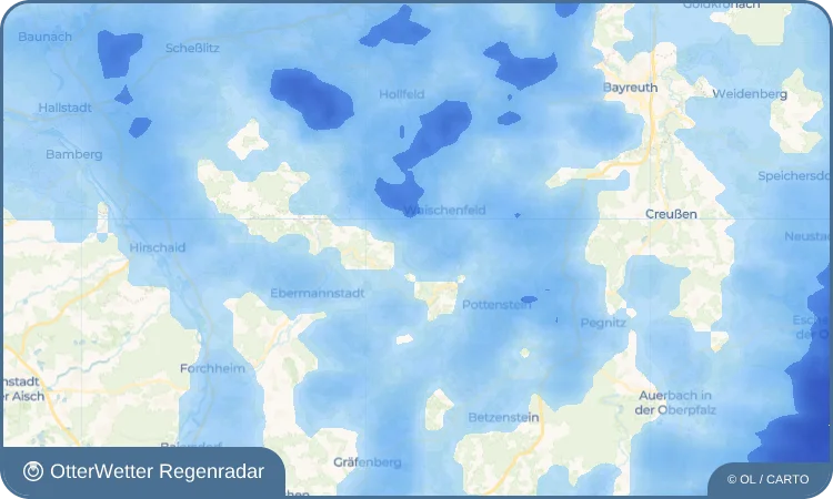Widget-Vorschau für Köttweinsdorf Wetter-Widget-Vorschau mit Vorhersagedaten für Köttweinsdorf