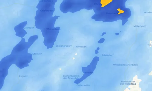 Regenradar Vorschaubild - Aktuelle Niederschläge in Kötzersdorf und Umgebung