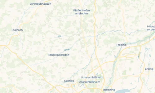 Regenradar Kollbach: aktuelle Niederschläge in Kollbach und Umgebung, Stand 30. Oktober 2026 um 11:30 Uhr