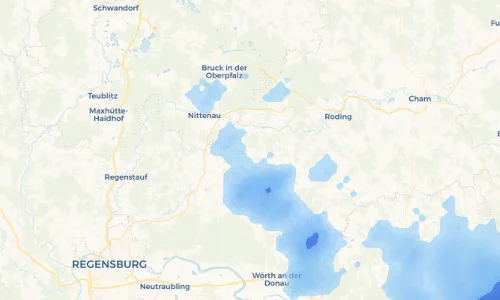 Regenradar Vorschaubild - Aktuelle Niederschläge in Kolmberg und Umgebung